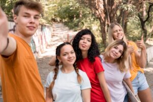 Campamentos de verano para adolescentes en Valencia - Selfie