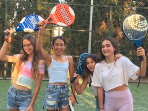 campamento de verano en Valencia - raquetas